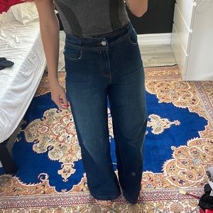 Express High Rise Wide Leg Jeans